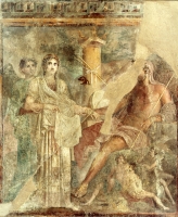 Italská freska 03  - 47x60 cm, exteriér